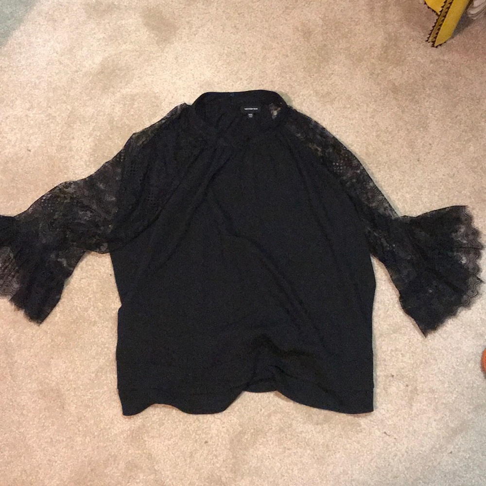 WhoWhatWear black dress top